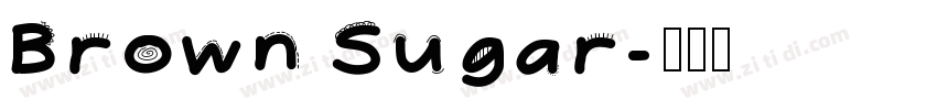 Brown Sugar字体转换